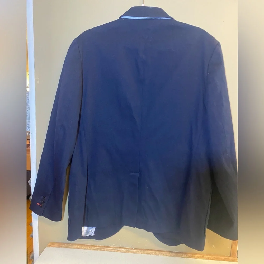 Tommy Hilfiger Dark Blue Sport Coat Preppy/Old Money